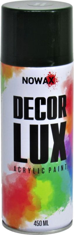 Краска акриловая Зеленый мох RAL 6005 MOSS GREEN 450 мл DecorLUX