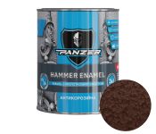 Эмаль молотковая Темно-коричневая 2 л "3 в 1" HAMMER ENAMEL PANZER