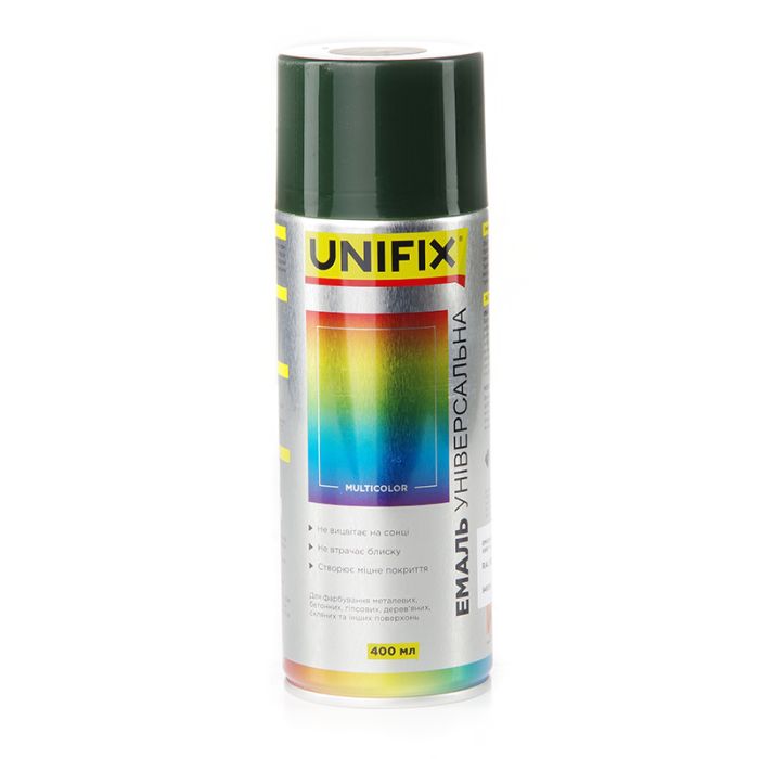 Краска акриловая Хаки матовая RAL 6003 400 мл UNIFIX