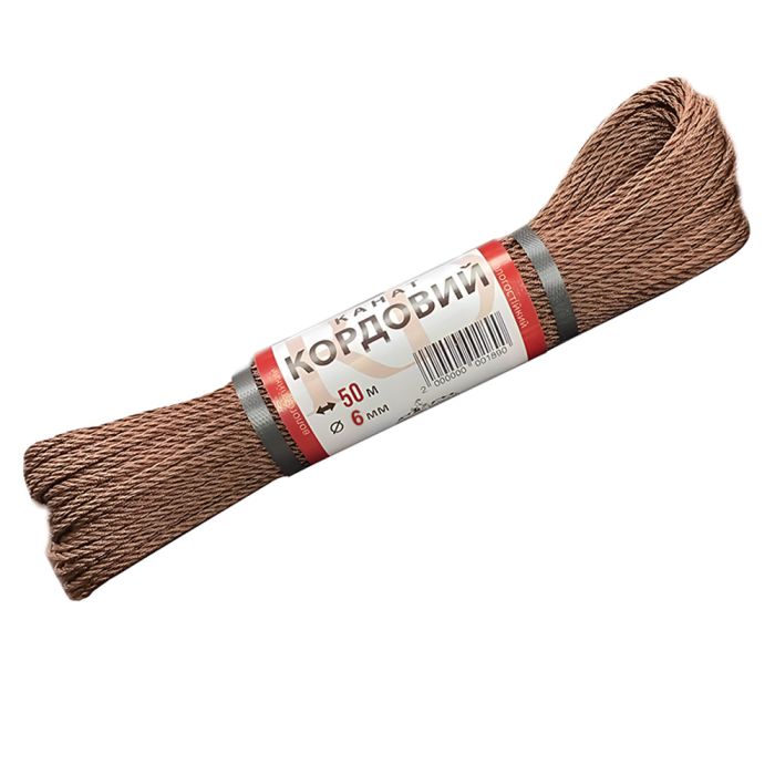 Канат кордовий 6 мм 50 м
