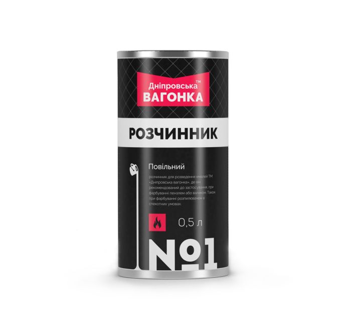 Растворитель №1 Медленный 0.5 л Днепровская вагонка