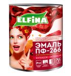 Эмаль для пола ПФ-266 Красно-коричневая 2.8 кг Elfina