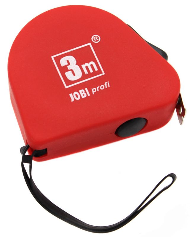 Рулетка обрезиненная 3 м №387 Jobi