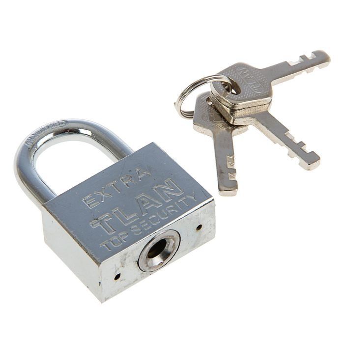 Замок навісний 40 мм Extra TLAN 3 ключа TLS01-40