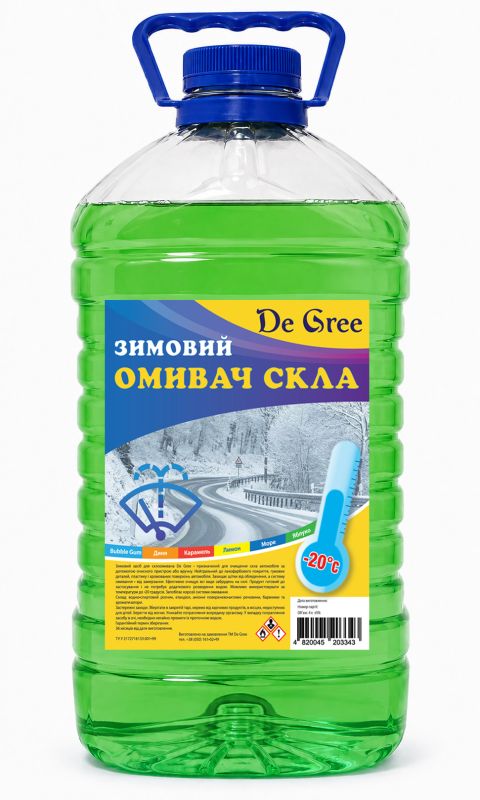Зимний омыватель стекла 4 л Яблоко -20 De Gree