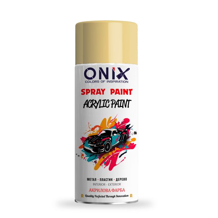 Краска акриловая RAL 1014 Слоновая кость ONIX ELEFHANT BONE 400 мл