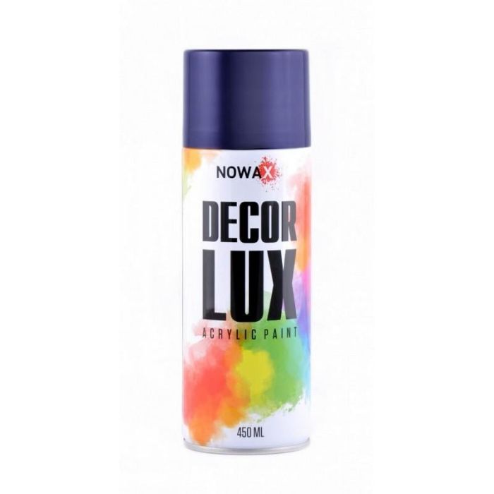 Краска акриловая Темно-синий RAL 5010 DEEP BLUE 450 мл DecorLUX