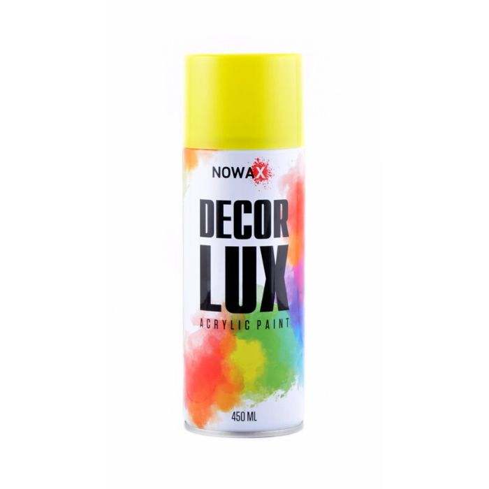 Фарба акрилова Жовта RAL 1023 TRAFFIC YELLOW 450 мл DecorLUX