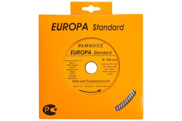 Алмазный диск Turbo 180 мм EUROPA