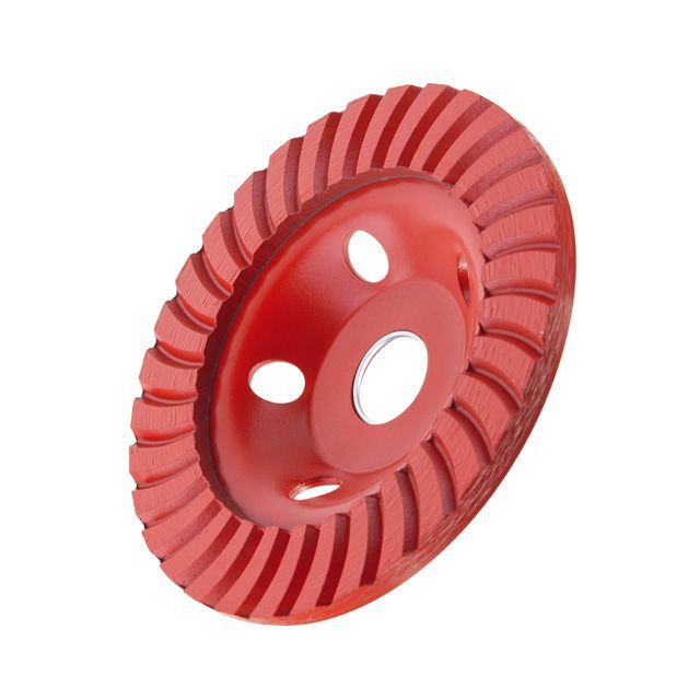 Фреза шлифовальная торцевая алмазная TURBO, 125×22,2 мм INTERTOOL