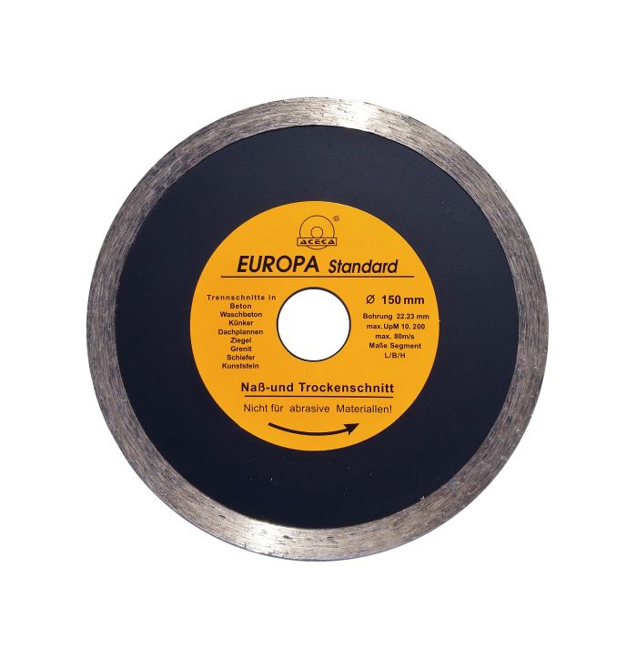 Алмазний диск Плитка 150 мм EUROPA