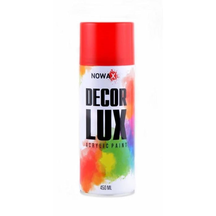 Краска акриловая Оранжевый RAL 2004 PURE ORANGE 450 мл DecorLUX