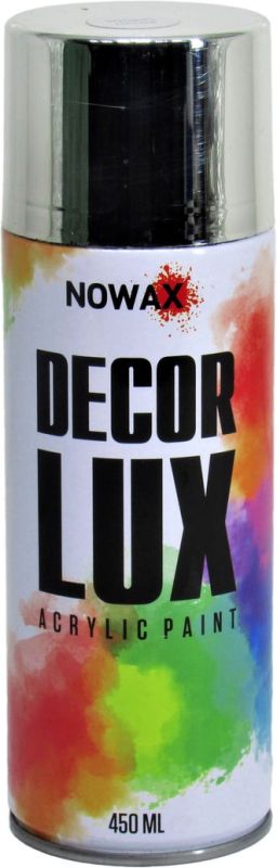 Краска акриловая с эффектом Хром BRIGHT CHROME 450 мл DecorLUX