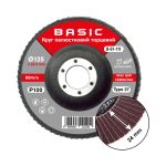 Круг лепестковый торцевой КЛТ 125 мм P100 BASIC