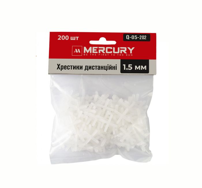 Крестики для плитки 1.5 мм MERCURY Q-05-202