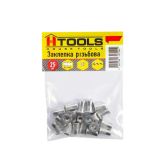 Заклепка резьбовая М5 оцинкованная плоский бортик HTOOLS упаковка 25 шт