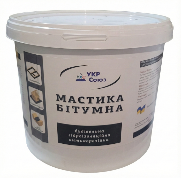 Мастика битумна гидроизоляционная 10 кг УХС