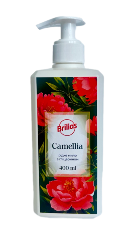Крем-мыло для рук Brilias с глицерином 400 мл Camellia