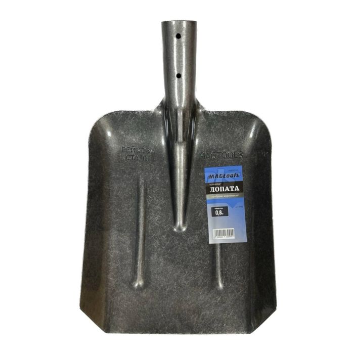 Лопата совковая 0,8 кг Рельсовая сталь лакированная MAG tools