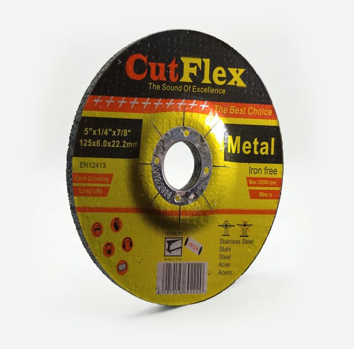 Круг шлифовальный по металлу 125 х 6.0 мм Чашка Тип 27 CutFlex