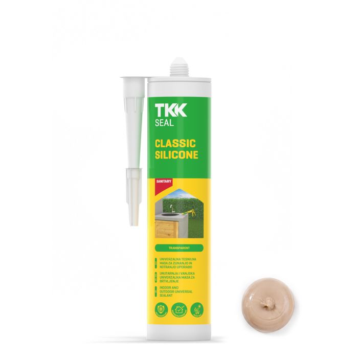 Силикон санитарный 280 мл Бежевый TKK CLASSIC SANITARY