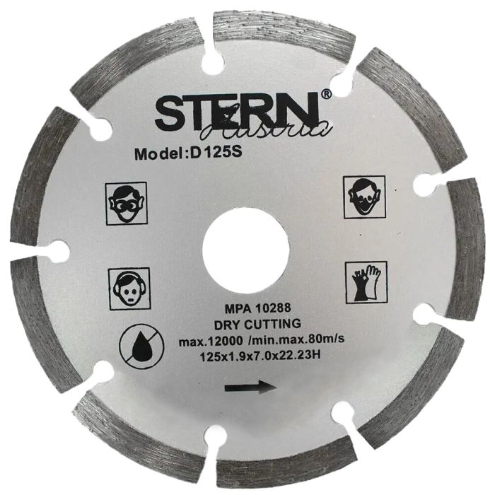 Алмазный диск SEGMENT 125 мм STERN