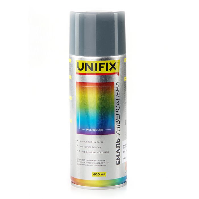 Краска акриловая Серая RAL 7046 400 мл UNIFIX