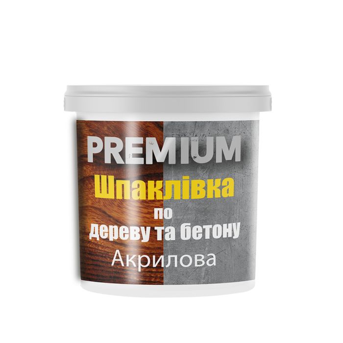 Шпаклевка акриловая по дереву и бетону Сосна 1.5 кг PREMIUM