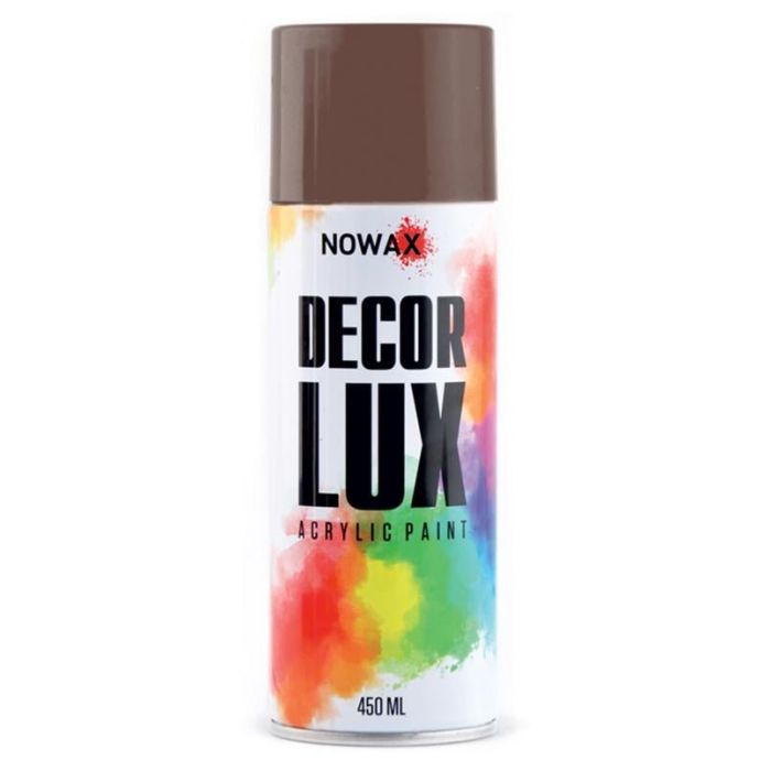 Краска акриловая Светло-коричневая RAL 8027 LIGHT BROWN 450 мл DecorLUX