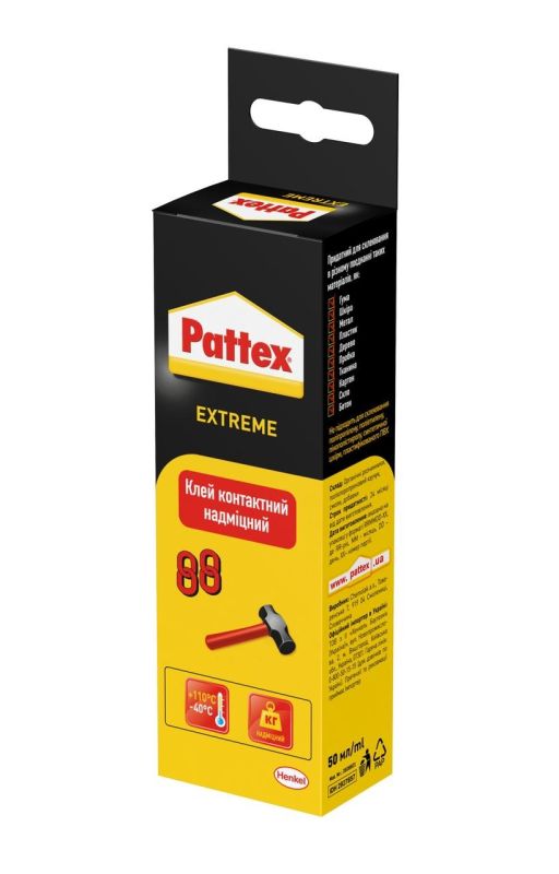 Клей контактный сверхпрочный 50 мл Pattex Extreme