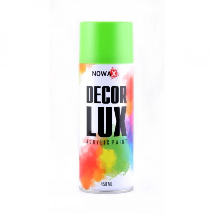 Фарба акрилова Салатовий RAL 6018 LIGHT GREEN 450 мл DecorLUX