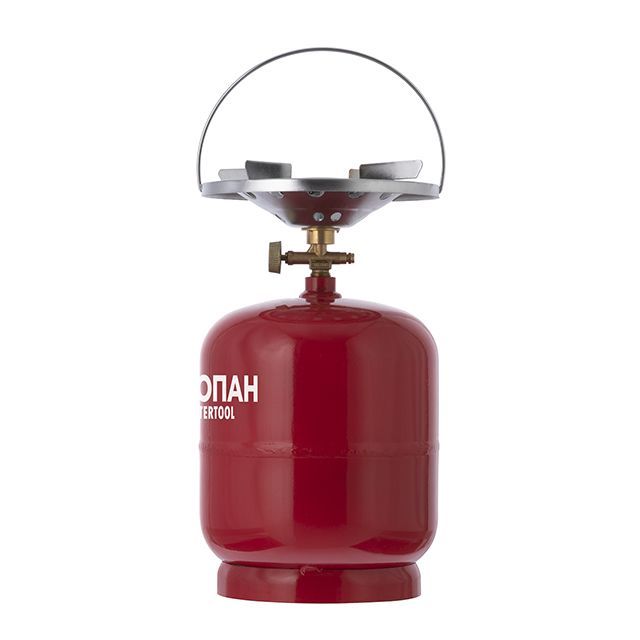 Газовый баллон 8 л Комплект Кемпинг INTERTOOL GS-0008