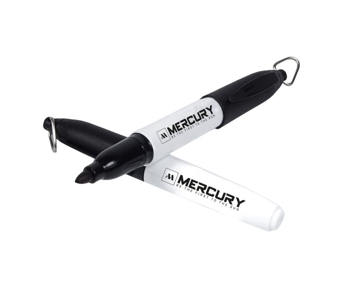Мини-маркеры Черные перманентные банка 80 шт MERCURY