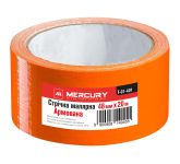 Лента малярная армировання 48 мм 20 м оранжевая фасадная Mercury