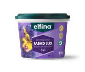 Краска акриловая Фасадная Белая матовая 10 л 14 кг FASAD LUX ТМ ELFINA