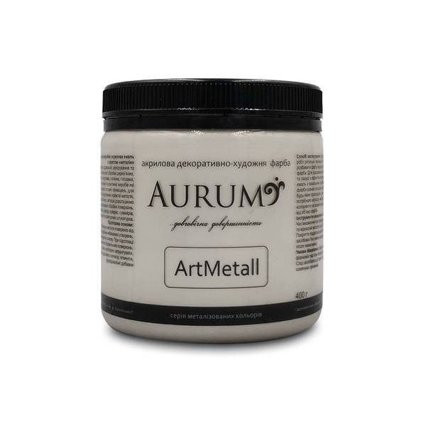 Декоративная краска Серебро 400 мл "Aurum"