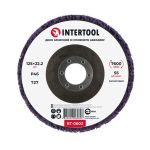 Круг зачисной "Корал" 125 фиолетовый INTERTOOL BT-0603