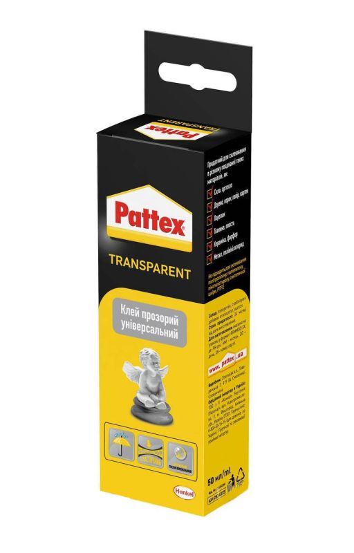 Клей контактный Прозрачный Pattex Transparent 50 мл
