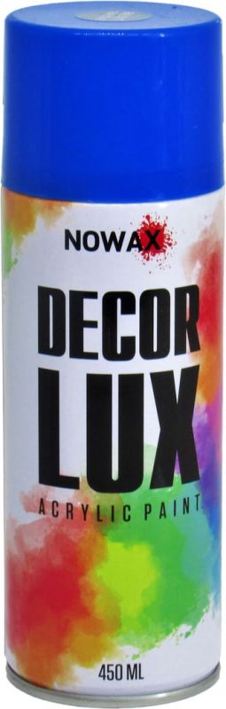 Краска акриловая Синий RAL 5017 TRAFFIC BLUE 450 мл DecorLUX