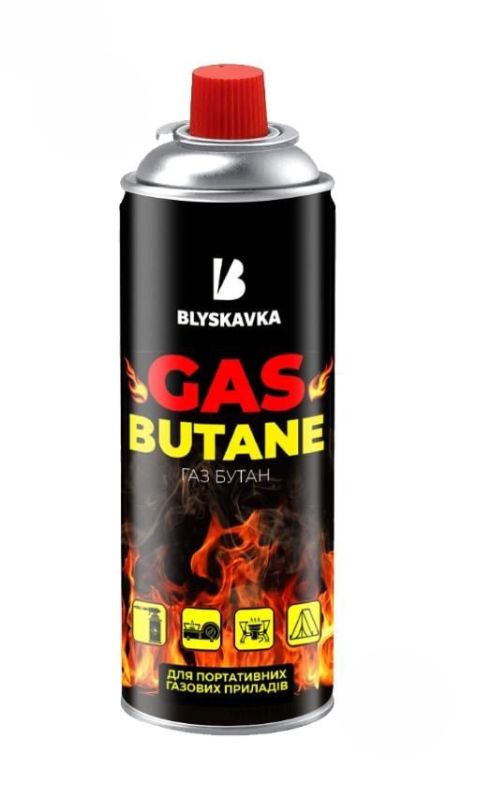 Газ для кемпинга 220 г Blyskavka