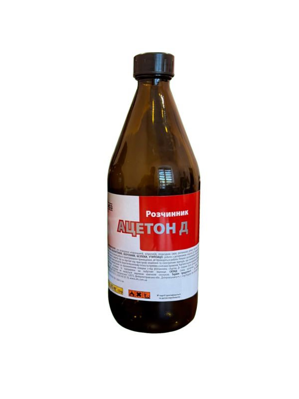 Растворитель Ацетон-Д 0.4 кг УкрСоюз