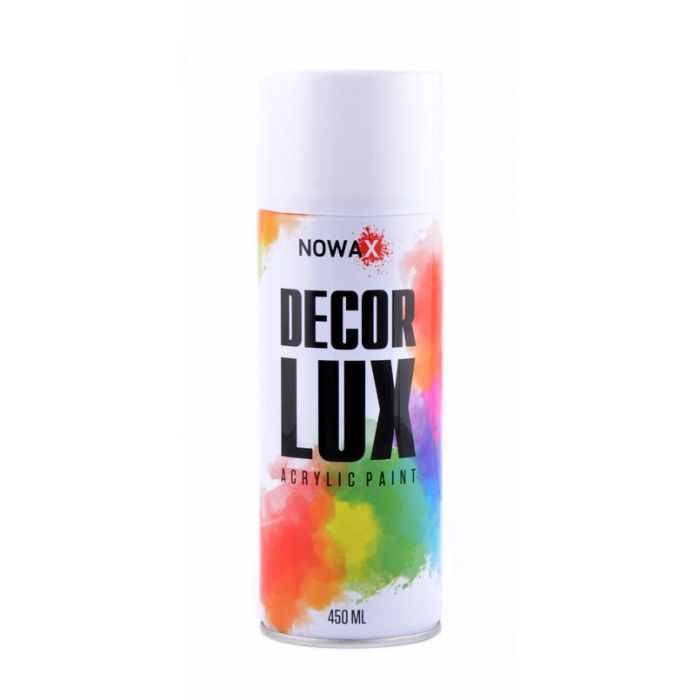 Фарба акрилова Біла матова RAL 9010 450 мл MAT WHITE DecorLUX
