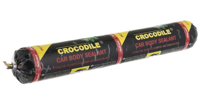 Герметик для швов Серый 600 мл мягкая туба CROCODILE