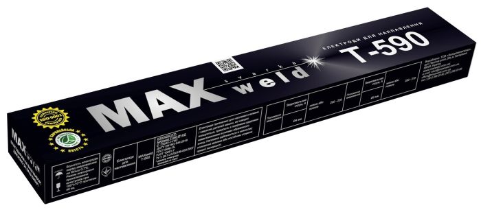 Електроди для наплавки Т-590 Ø 4 мм 4.5 кг MAXweld