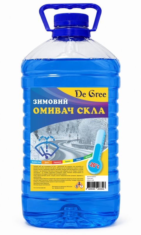 Зимний омыватель стекла 4 л Море -20 De Gree