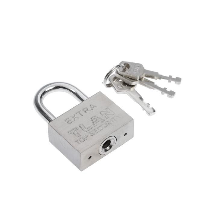 Замок навісний 50 мм Extra TLAN 3 ключа TLS01-50