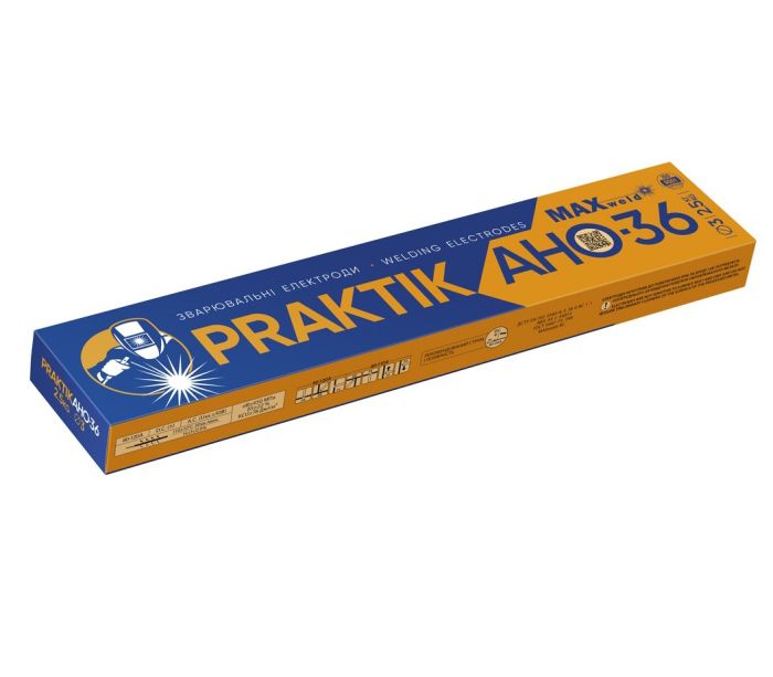 Електроди АНО-36 Ø 4 мм 5 кг Praktik MAXweld