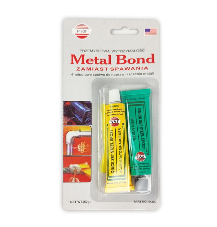 Клей эпоксидный "Metal Bond" 52 мл (2х26 мл) двухкомпонентный VVS