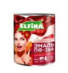 Эмаль для пола ПФ-266 Желто-коричневая 0.9 кг Elfina