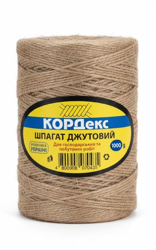 Шпагат джутовый 1 кг Cordex